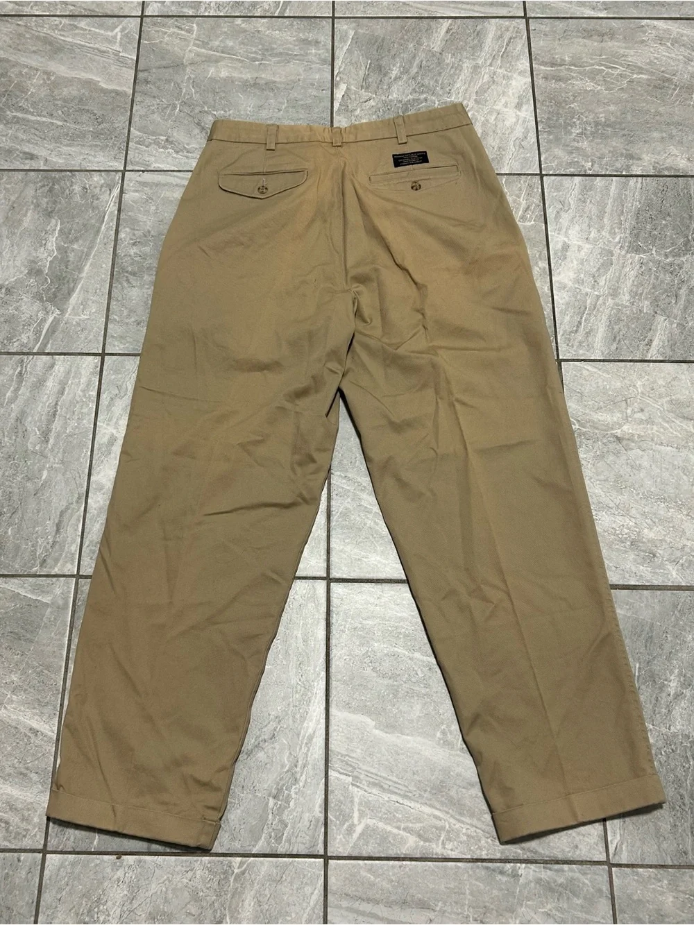 Vintage Banana Republic Chinos Men’s 34x30 Khaki 100% Cotton Pants NWT
